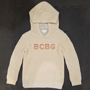 BCBG Cream Hooded Sweater for Girls